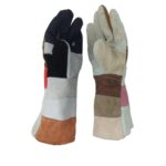 lexible designed Welding Gloves which is mainly used to protect the human hands from outside influences.