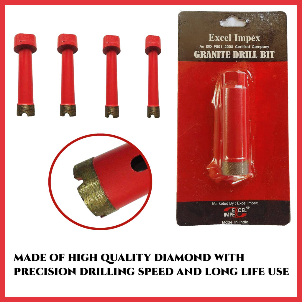 Heavy-Duty Steel Body Core Drills bonded with diamond and metal matrix by sintering.